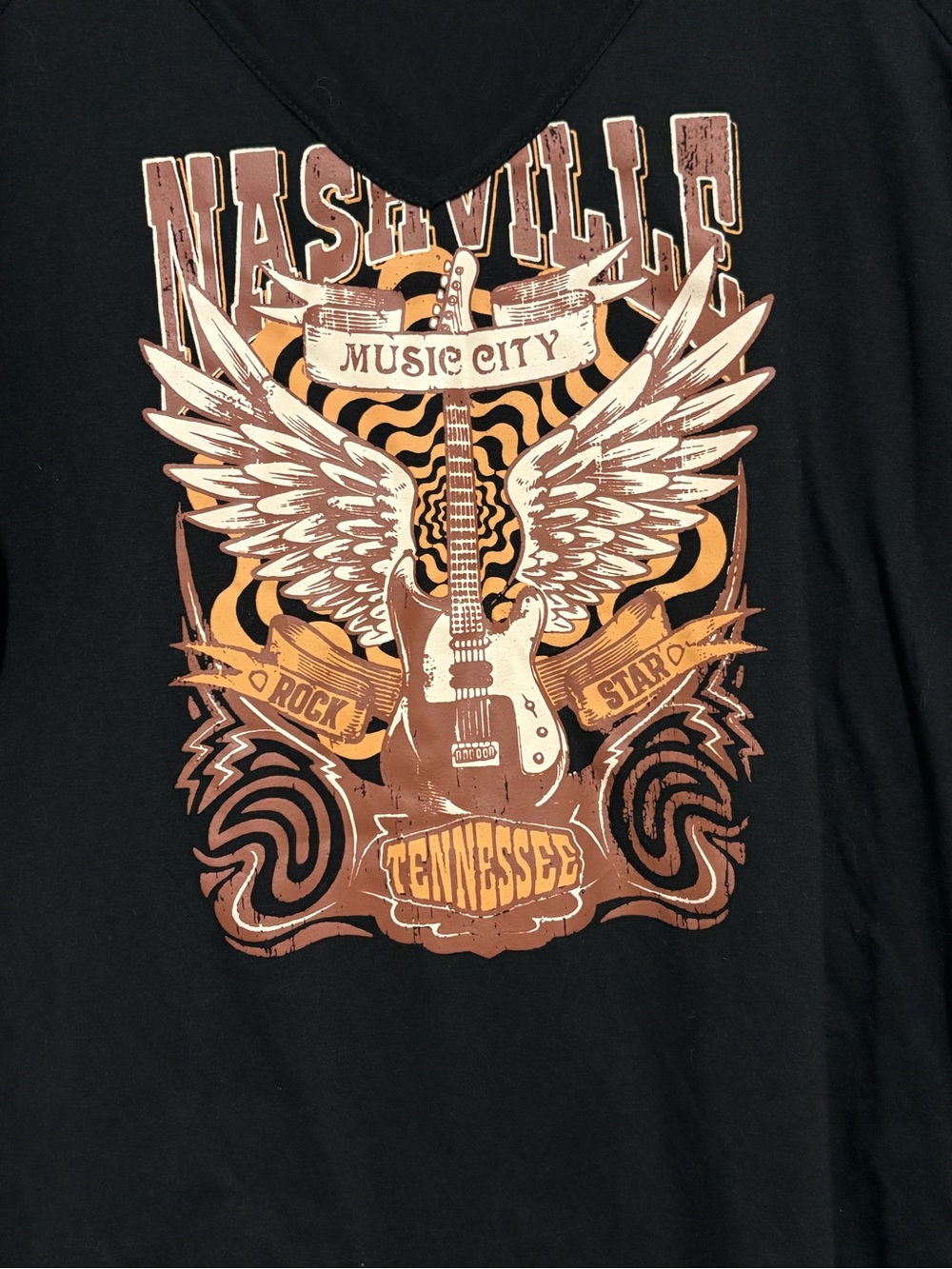 Nashville Music City Graphic Tee - Black - Picture 2 of 4